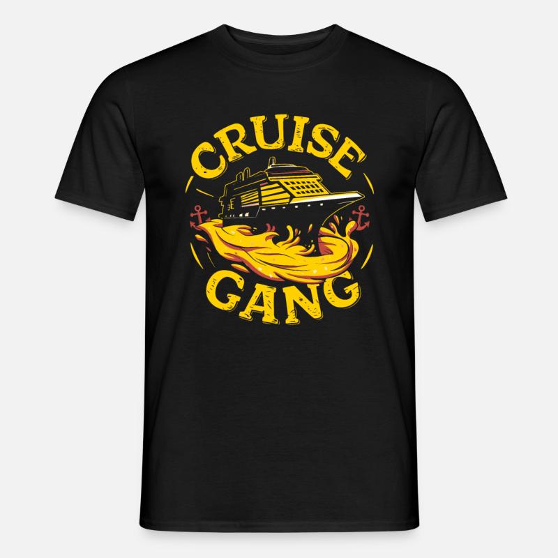 Kreuzfahrt - Männer T-Shirt - Schwarz