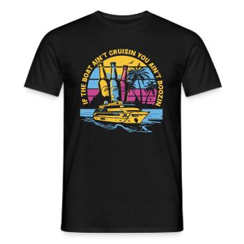 Croisière - T-shirt homme - noir - Devant - AI Model Male 178 light (178cm)