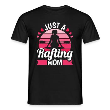 Rafting Mutter Juste une maman rafting - T-shirt homme - noir - Devant - AI Model Male 178 light (178cm)