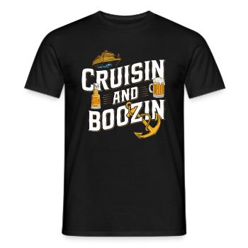 Croisière - T-shirt homme - noir - Devant - AI Model Male 178 light (178cm)