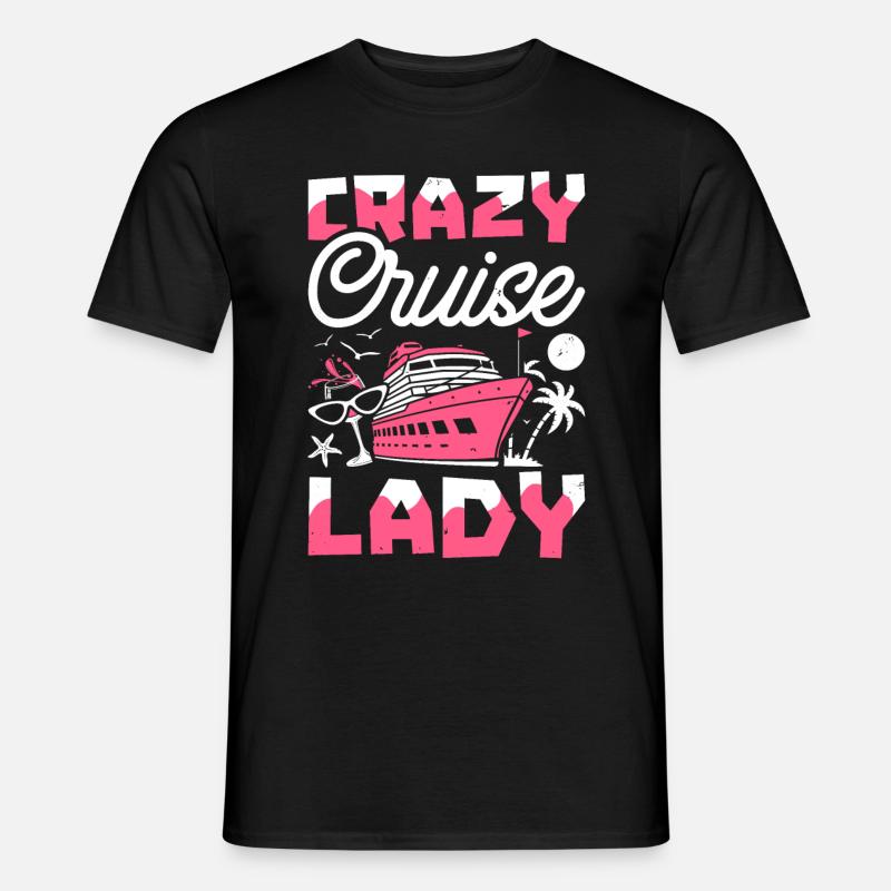 Kreuzfahrt - Männer T-Shirt - Schwarz