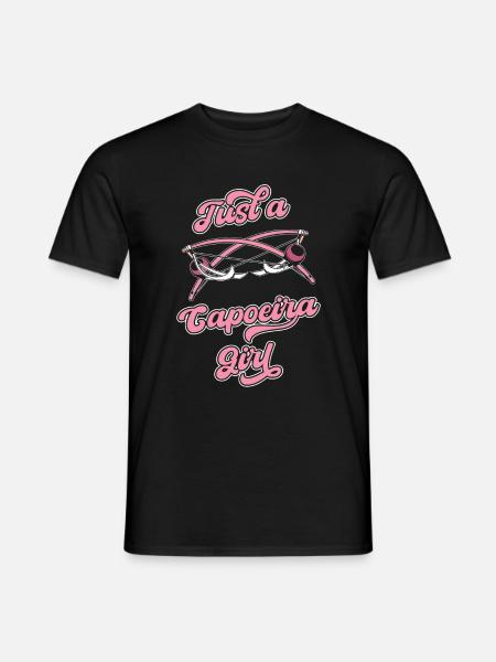 Capoeira Danse Martiale Juste Une Capoeira Fille - T-shirt homme - noir