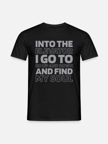 Elevator Elevator - Men's T-Shirt - black
