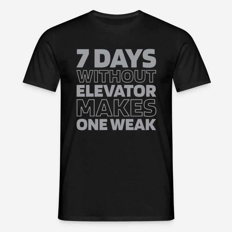 Elevator Elevator - Men's T-Shirt - black