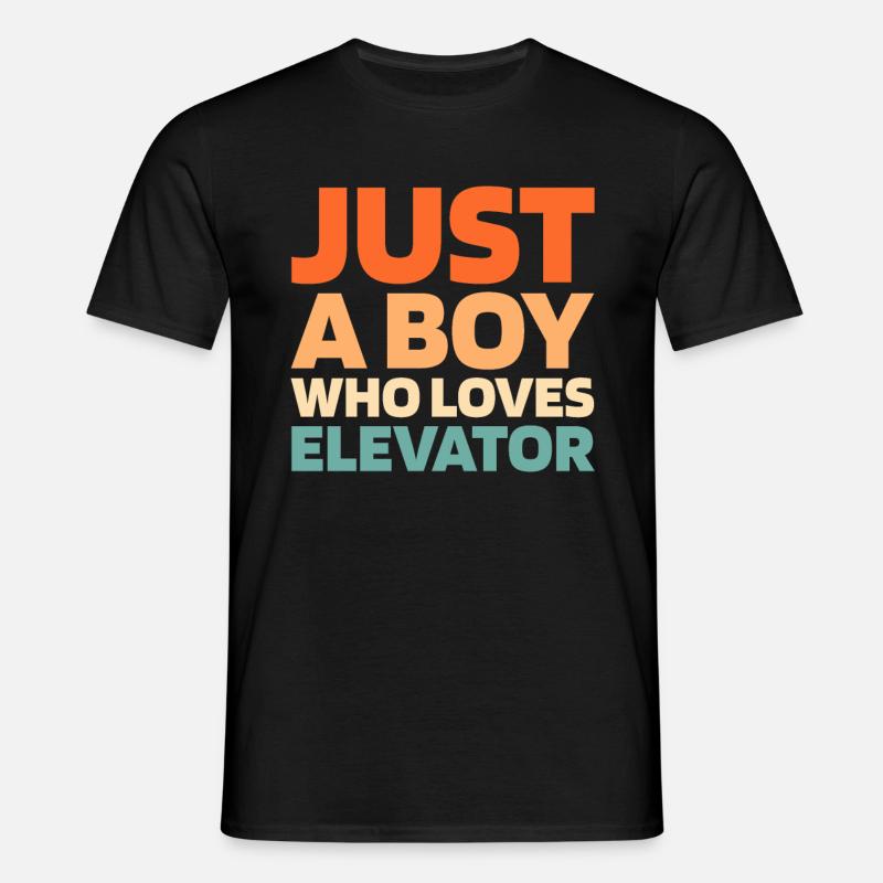 Elevator Elevator - Men's T-Shirt - black