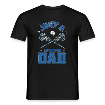 La crosse juste un papa de la crosse - T-shirt homme - noir - Devant - AI Model Male 178 light (178cm)
