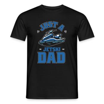 Jet Ski Just A Jet Ski Dad - Männer T-Shirt - Schwarz - Vorne - AI Model Male 178 light (178cm)