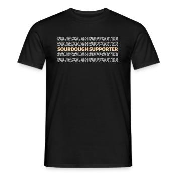 Sauerteig Brot - Männer T-Shirt - Schwarz - Vorne - AI Model Male 178 light (178cm)