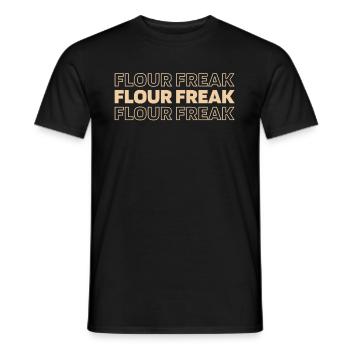 Pain au levain - T-shirt homme - noir - Devant - AI Model Male 178 light (178cm)