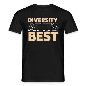 Pain au levain - T-shirt homme - noir - Devant - AI Model Male 178 light (178cm)