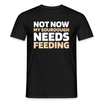 Sauerteig Brot - Männer T-Shirt - Schwarz - Vorne - AI Model Male 178 light (178cm)