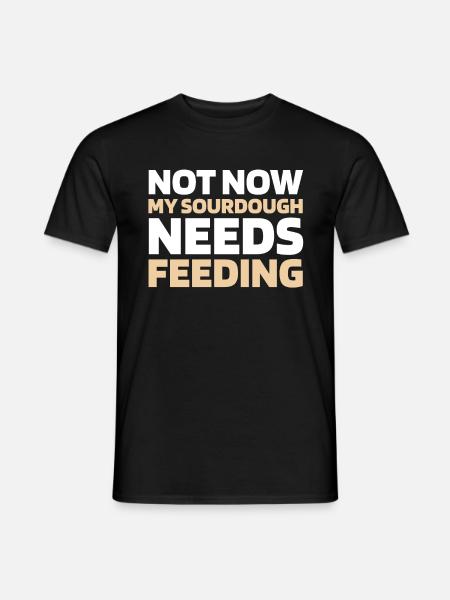Sourdough bread - Men's T-Shirt - black