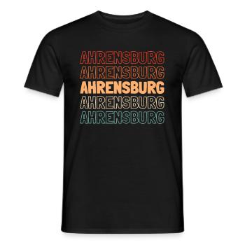 Ville allemande Ahrensburg Schleswigholstein - T-shirt homme - noir - Devant - AI Model Male 178 light (178cm)