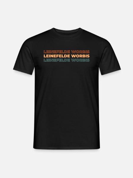 German city Leinefeldeworbis, Thuringia - Men's T-Shirt - black