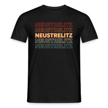 Ville allemande de Neustrelitz, Mecklembourg-Poméranie occidentale - T-shirt homme - noir - Devant - AI Model Male 178 light (178cm)