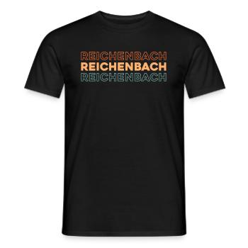 Deutsche Stadt Reichenbach Im Vogtland Sachsen - Männer T-Shirt - Schwarz - Vorne - AI Model Male 178 light (178cm)