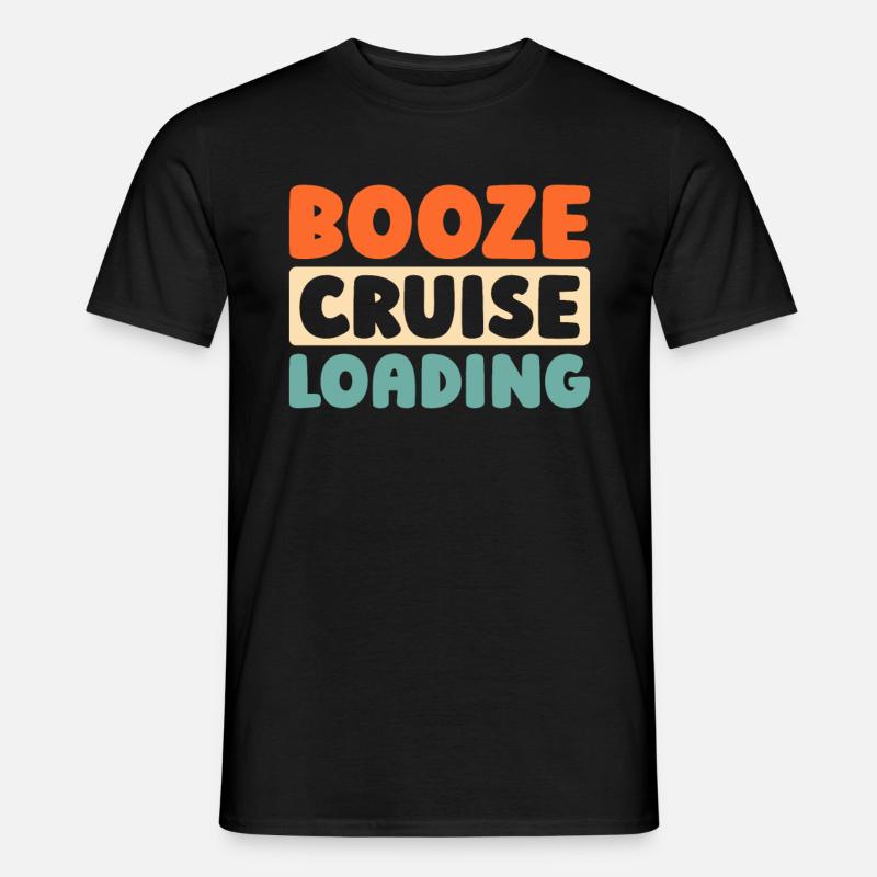 Kreuzfahrt - Männer T-Shirt - Schwarz