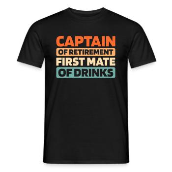 Cruise Retraite - T-shirt homme - noir - Devant - AI Model Male 178 light (178cm)