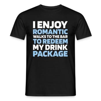 Croisière - T-shirt homme - noir - Devant - AI Model Male 178 light (178cm)