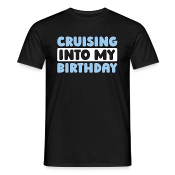 Croisière - T-shirt homme - noir - Devant - AI Model Male 178 light (178cm)