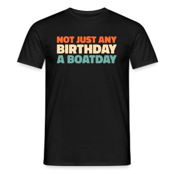 Croisière d’anniversaire à Kreuzfahrt - T-shirt homme - noir - Devant - AI Model Male 178 light (178cm)