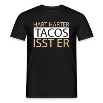 Tacos - Men's T-Shirt - black - Front - AI Model Male 178 light (178cm)