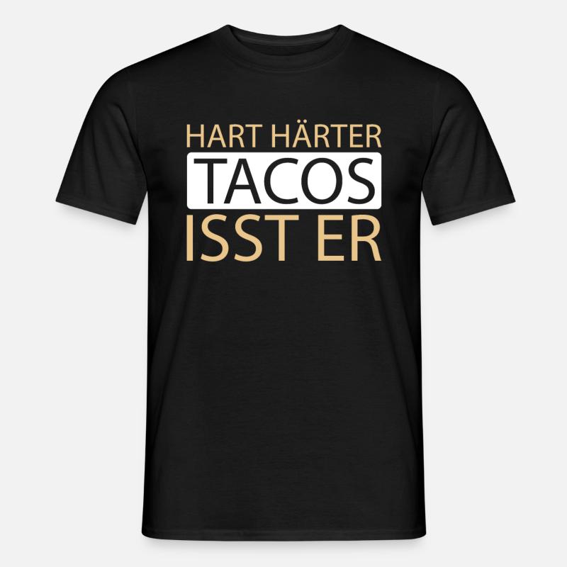 Tacos - Männer T-Shirt - Schwarz