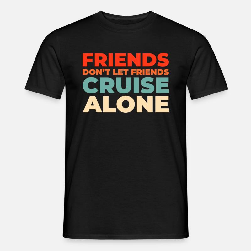 Kreuzfahrt - Männer T-Shirt - Schwarz