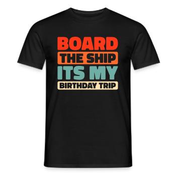 Croisière - T-shirt homme - noir - Devant - AI Model Male 178 light (178cm)
