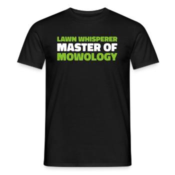 Grasmaaier maaien - Heren T-shirt - zwart - Voor - AI Model Male 178 light (178cm)