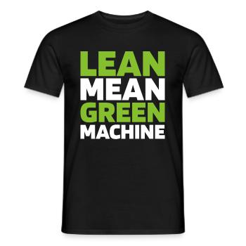 Rasenmäher Mähen - Männer T-Shirt - Schwarz - Vorne - AI Model Male 178 light (178cm)