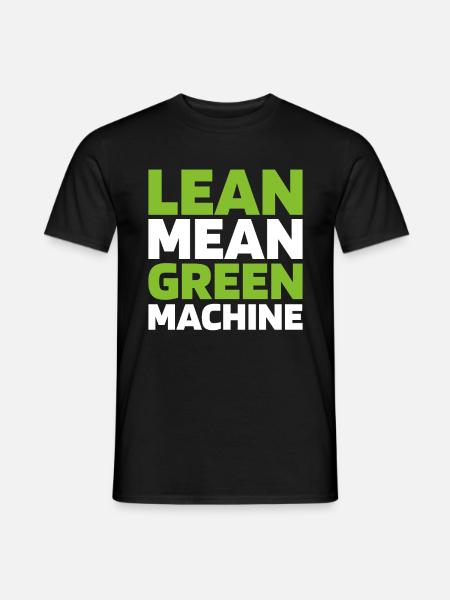 Rasenmäher Mähen - Männer T-Shirt - Schwarz