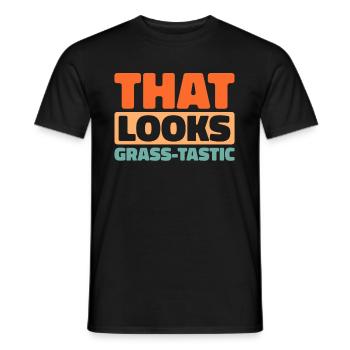 Rasenmäher Mähen - Männer T-Shirt - Schwarz - Vorne - AI Model Male 178 light (178cm)