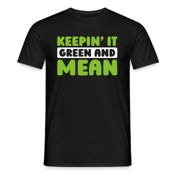 Rasenmäher Mähen - Männer T-Shirt - Schwarz - Vorne - AI Model Male 178 light (178cm)