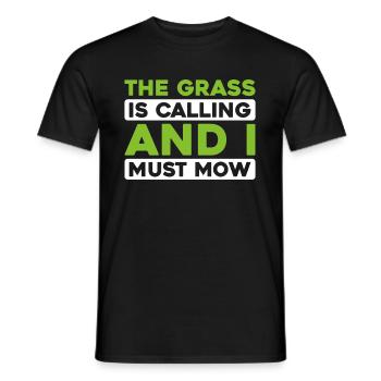 Rasenmäher Mähen - Männer T-Shirt - Schwarz - Vorne - AI Model Male 178 light (178cm)