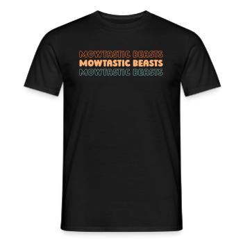 Rasenmäher Mähen - Männer T-Shirt - Schwarz - Vorne - AI Model Male 178 light (178cm)
