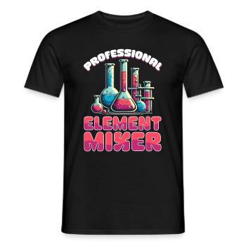 Chimiste en chimie - T-shirt homme - noir - Devant - AI Model Male 178 light (178cm)