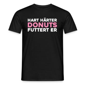 Doughnut - Men's T-Shirt - black - Front - AI Model Male 178 light (178cm)
