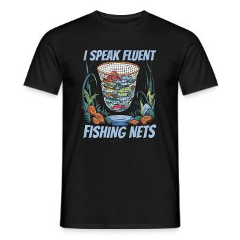 Pêcheur - T-shirt homme - noir - Devant - AI Model Male 178 light (178cm)