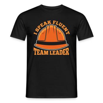 Contremaître en construction - T-shirt homme - noir - Devant - AI Model Male 178 light (178cm)