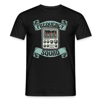 Audioanalysator Kader - Männer T-Shirt - Schwarz - Vorne - AI Model Male 178 light (178cm)
