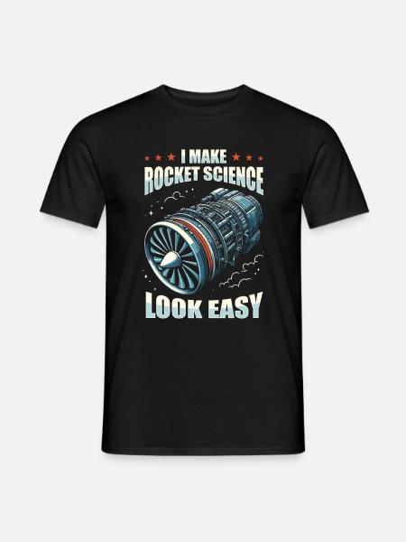 Aerospace Engineer - Men's T-Shirt - black