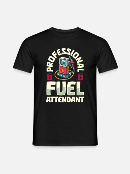 Pump attendant - Men's T-Shirt - black