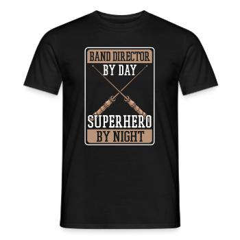 Band Director - Men's T-Shirt - black - Front - AI Model Male 178 light (178cm)