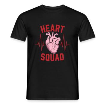 Cardiac Nurse Cadre - Men's T-Shirt - black - Front - AI Model Male 178 light (178cm)