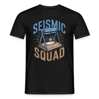 Geophysiker Kader - Männer T-Shirt - Schwarz - Vorne - AI Model Male 178 light (178cm)