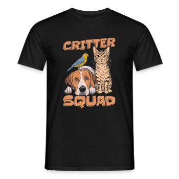 Animal keeper cadre - Men's T-Shirt - black - Front - AI Model Male 178 light (178cm)