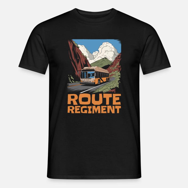 Bus Busfahrer Team - Männer T-Shirt - Schwarz