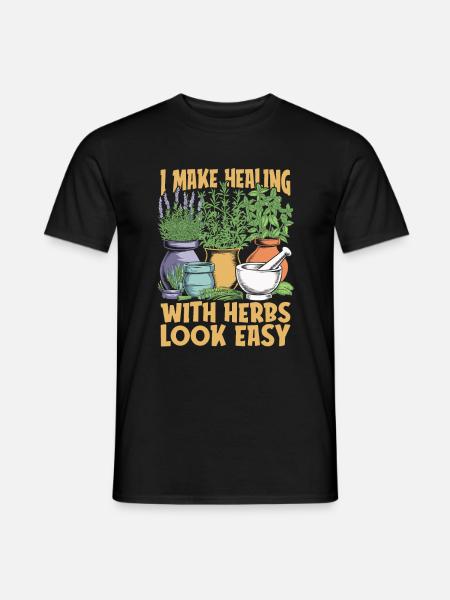 Homöopath - Männer T-Shirt - Schwarz