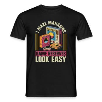 Gamekeeper - Men's T-Shirt - black - Front - AI Model Male 178 light (178cm)